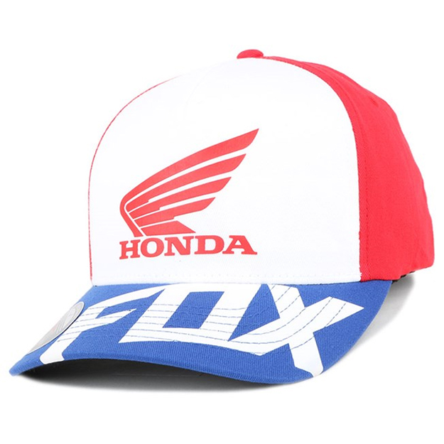 Fox baseballsapka Flexfit Honda Basic piros-fehr