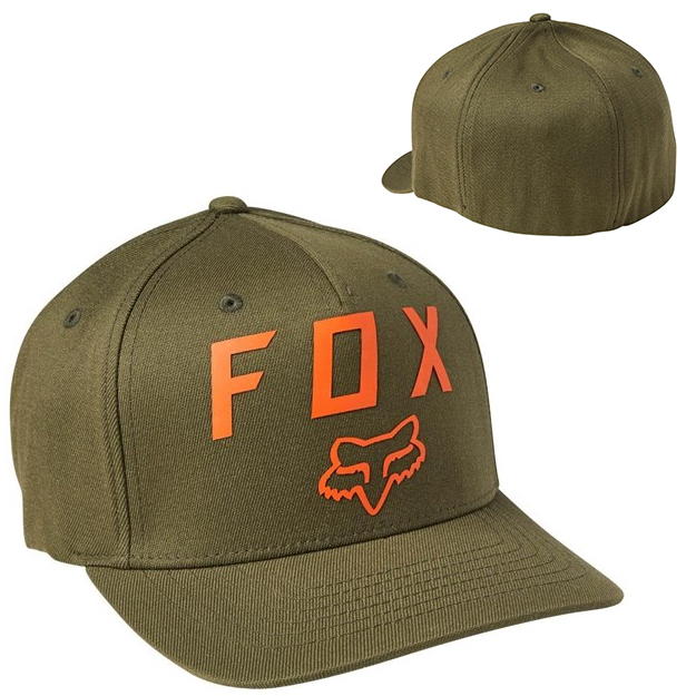 Fox baseballsapka Flexfit Number 2. 2.0 oliva
