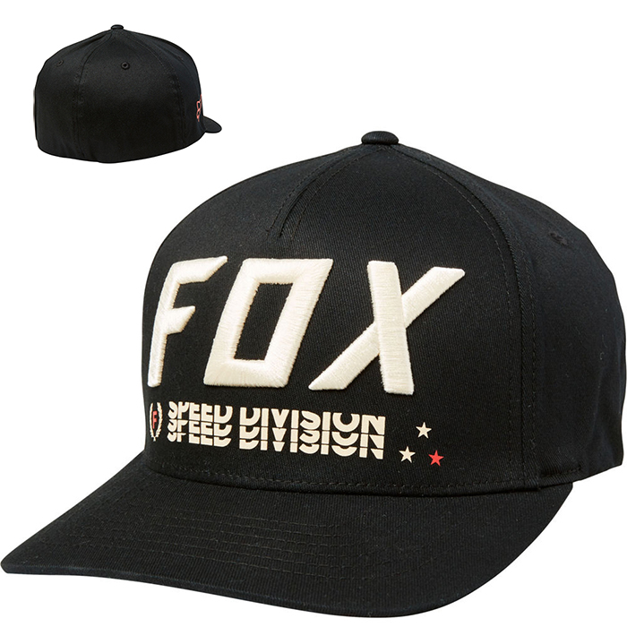 Fox baseballsapka Flexfit Triple Threat fekete