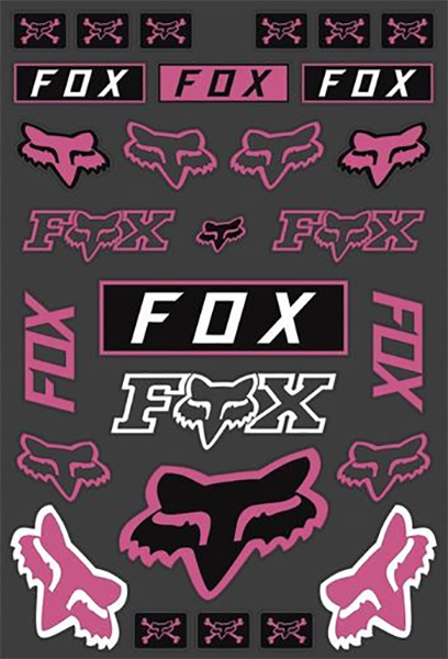 Fox Legacy Track Pack matrica szett pink