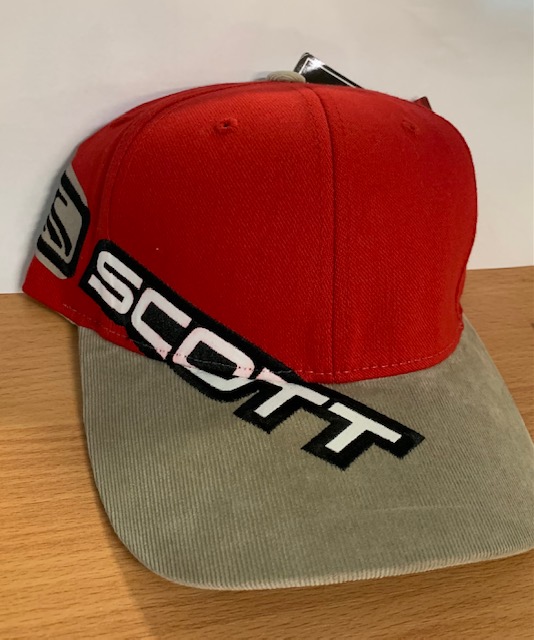 Scott baseballsapka piros-barna-zld