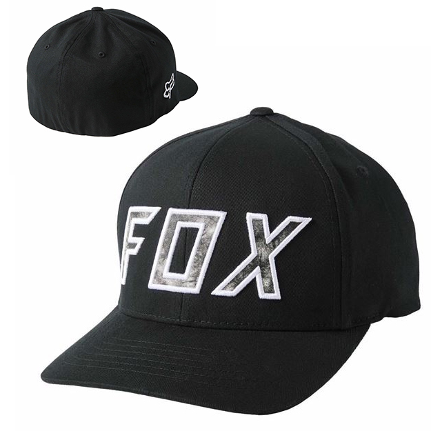 Fox baseballsapka Flexfit Down N Dirty fekete-fehr